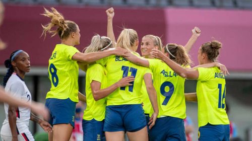 Sweden stuns U.S. women’s football team with 3-0 win in Tokyo opener